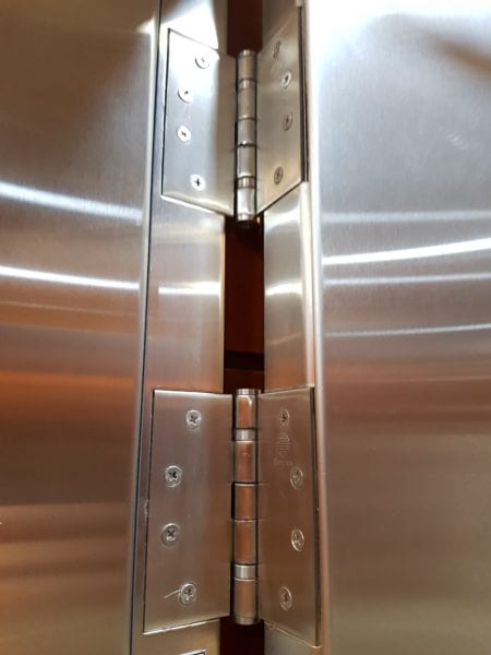 stainless steel doors