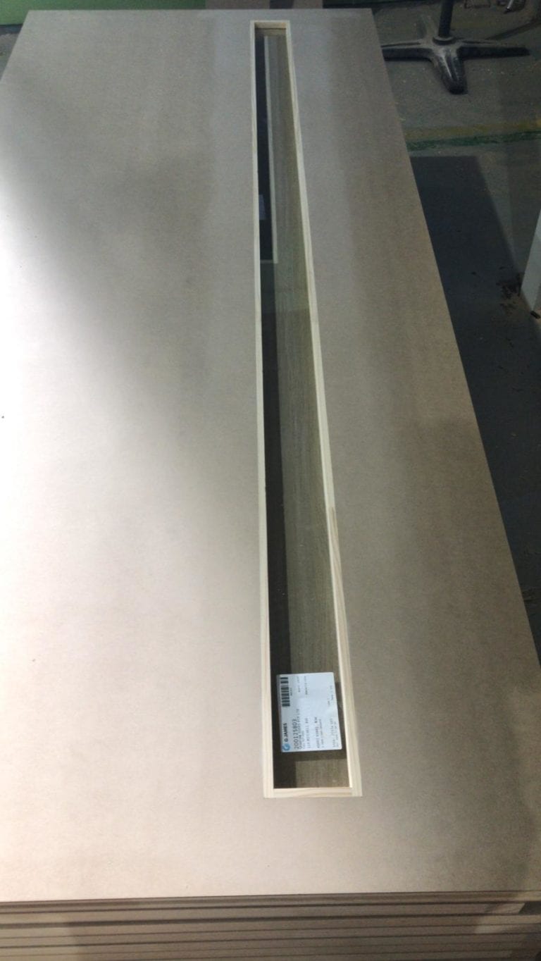 Custom Vision Panels in Solid Core Doors - North Eastern Door Frames