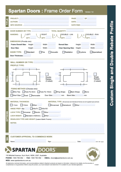 Order Form