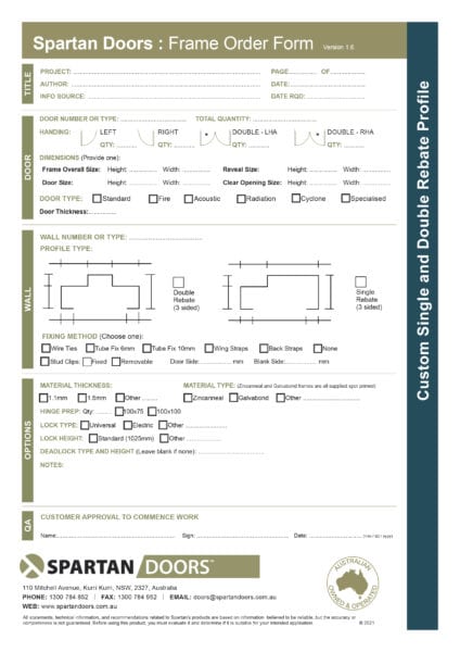 Order Form