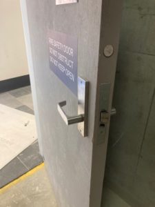 vision panel fire door 