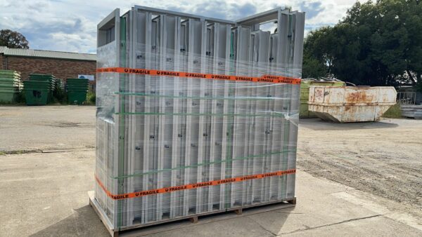 Steel door frames packed ,ready for shipping